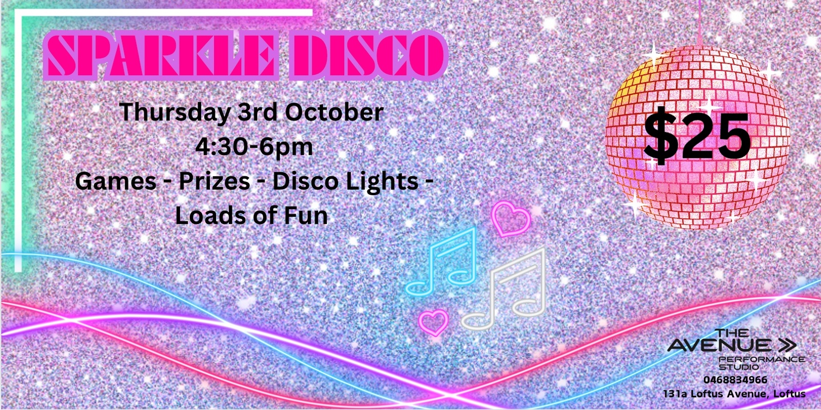 Banner image for Sparkle Disco (4-12 years old)