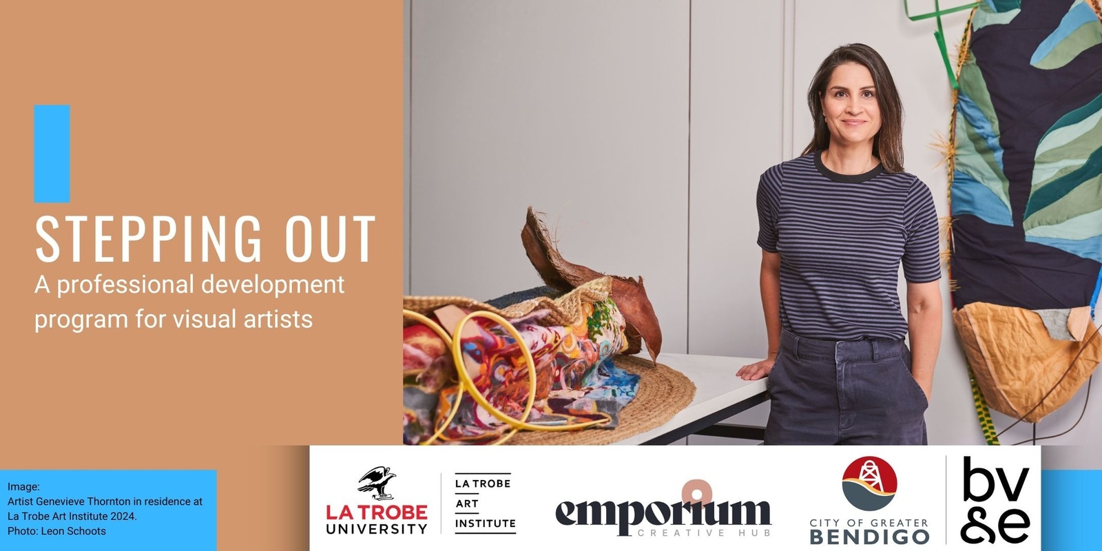 Banner image for Stepping Out: A professional development program for visual artists