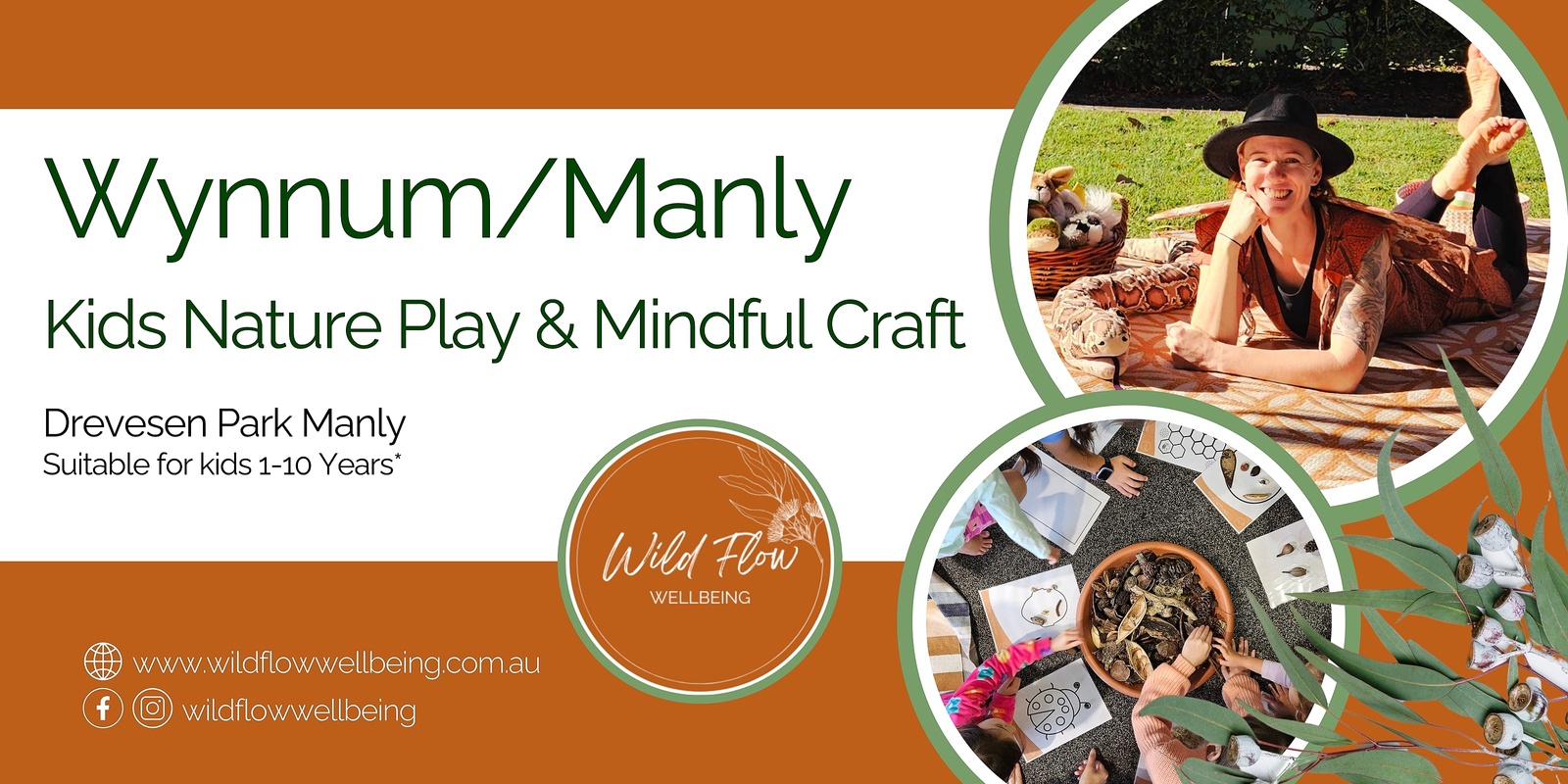 Banner image for Wynnum/Manly Nature Play & Mindful Craft for 1-10 Years