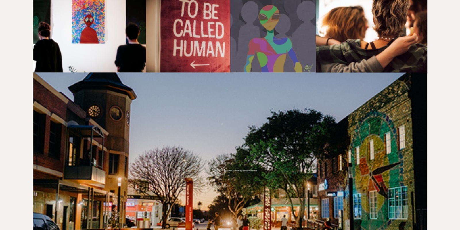 Banner image for James Street Plaza Youth Week Event: "To Be Human" Exhibition Projection