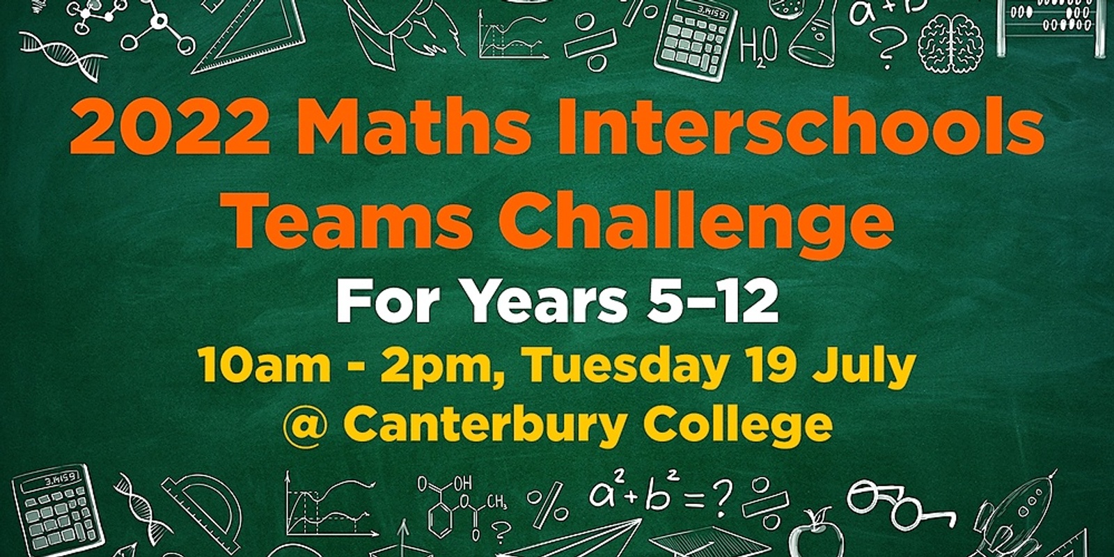 Banner image for 2022 Maths Interschools Teams Challenge