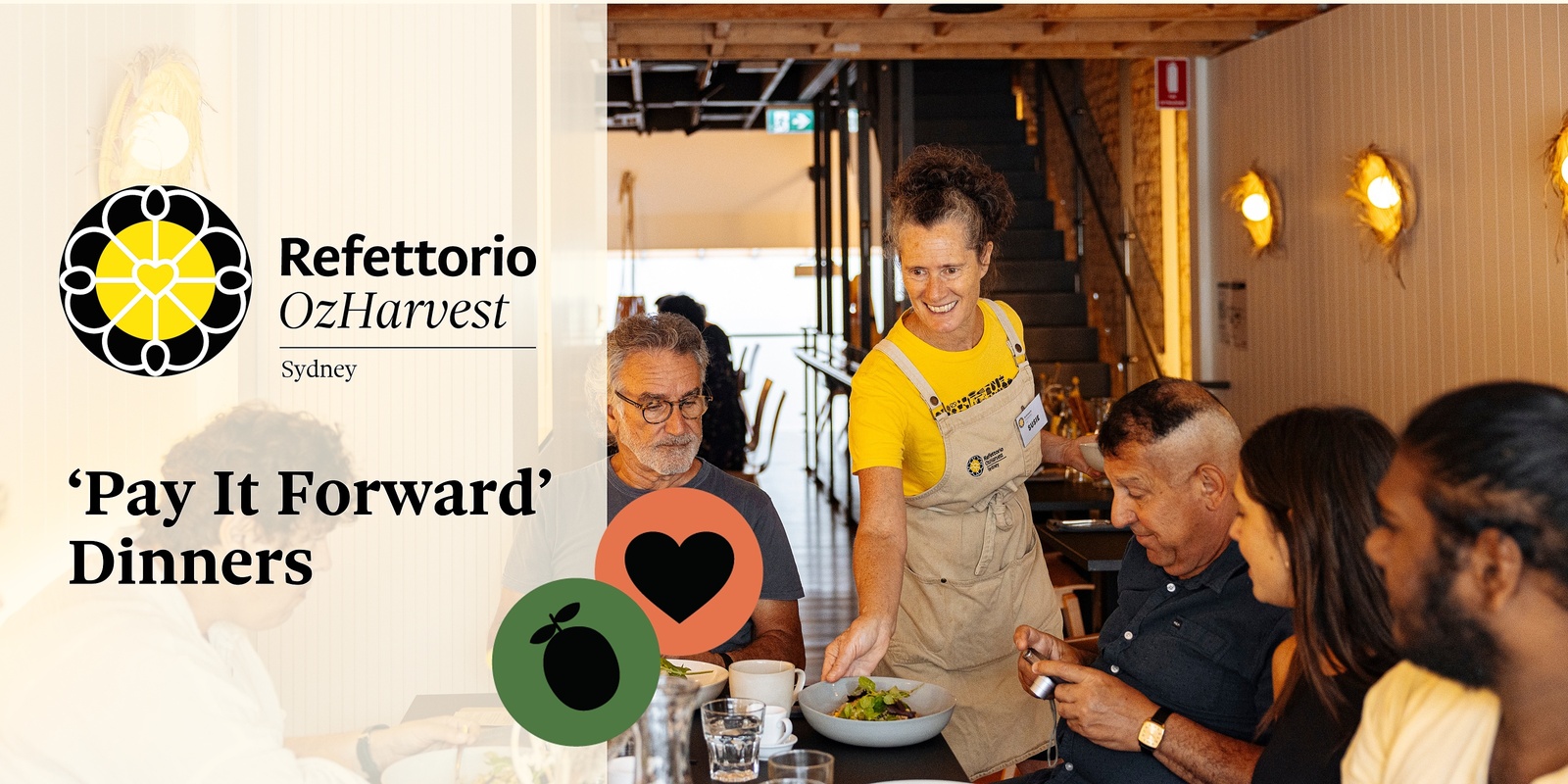 Banner image for Refettorio Pay It Forward Dinner | Thursday 30th January, 2025