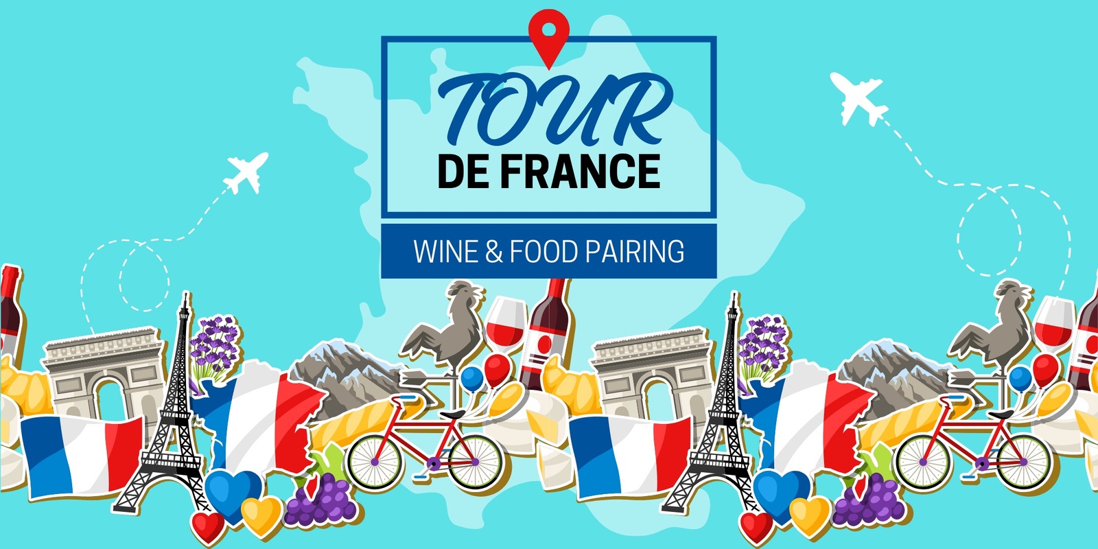 Banner image for Tour de France - Wine & Food Pairing