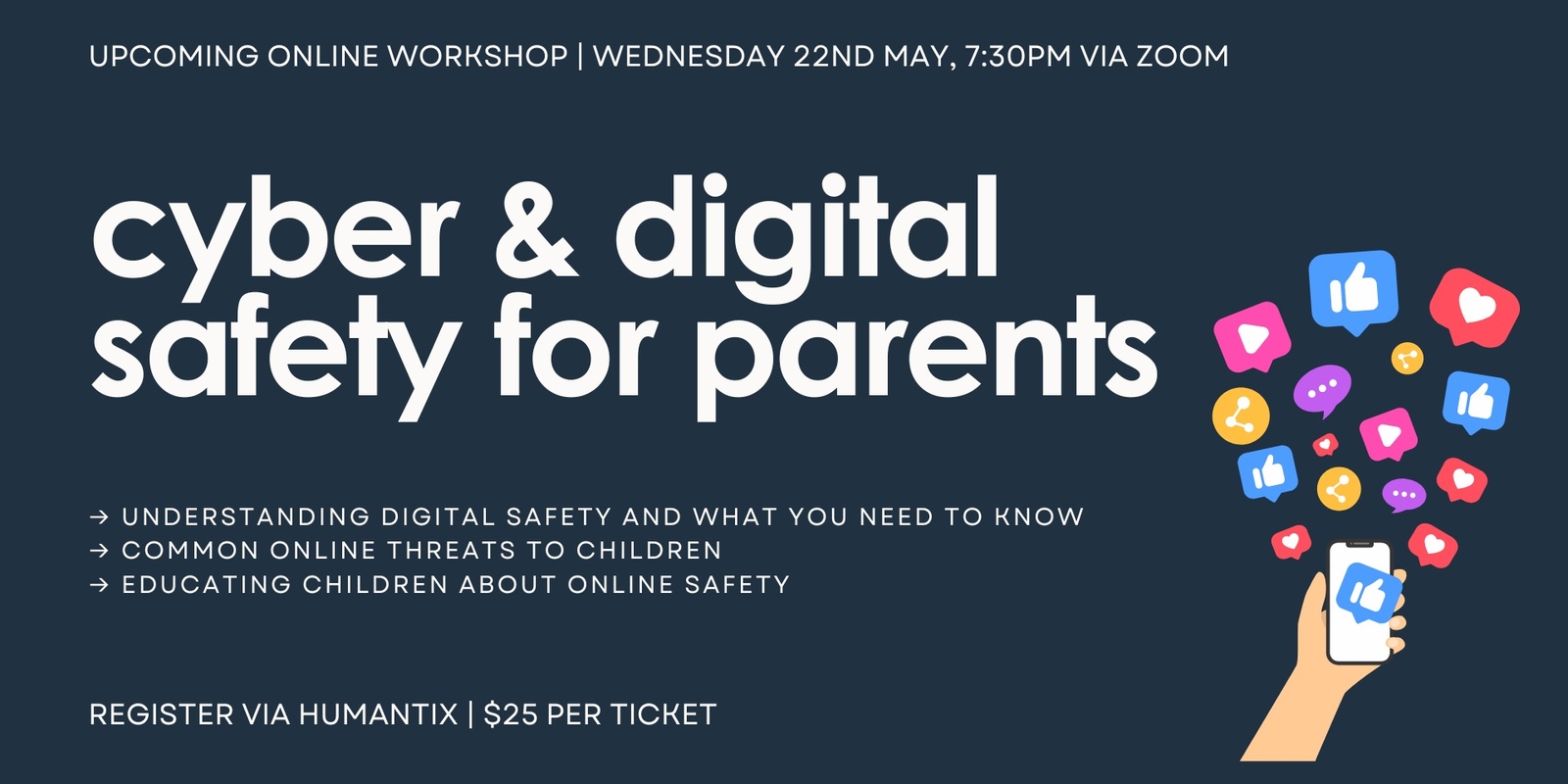 Banner image for Cyber & Digital Safety for Parents