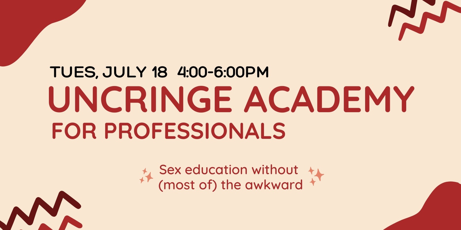 Banner image for Uncringe Academy: For Professionals