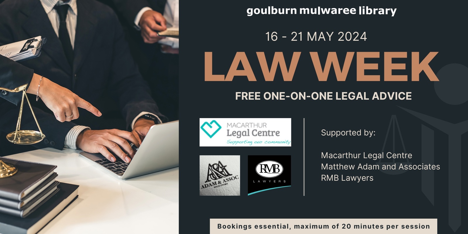 Banner image for Law Week: Legal Advice Sessions
