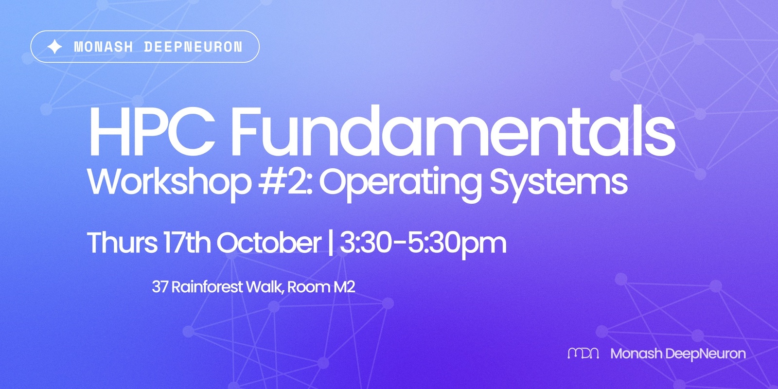 Banner image for HPC Fundamentals: Workshop #2 Operating Systems (New Date)