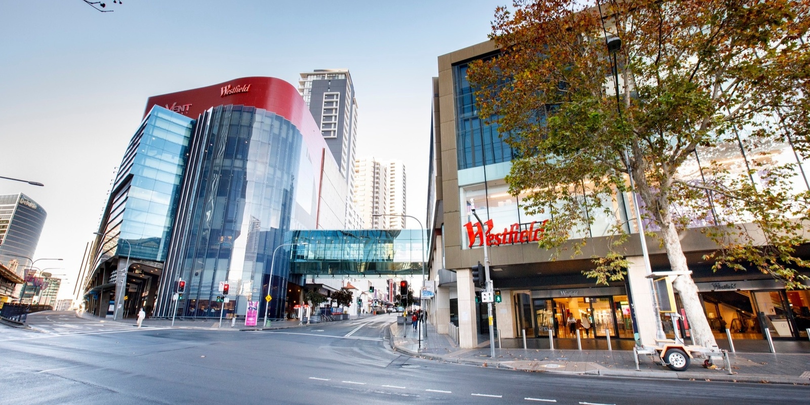 Westfield Parramatta's banner