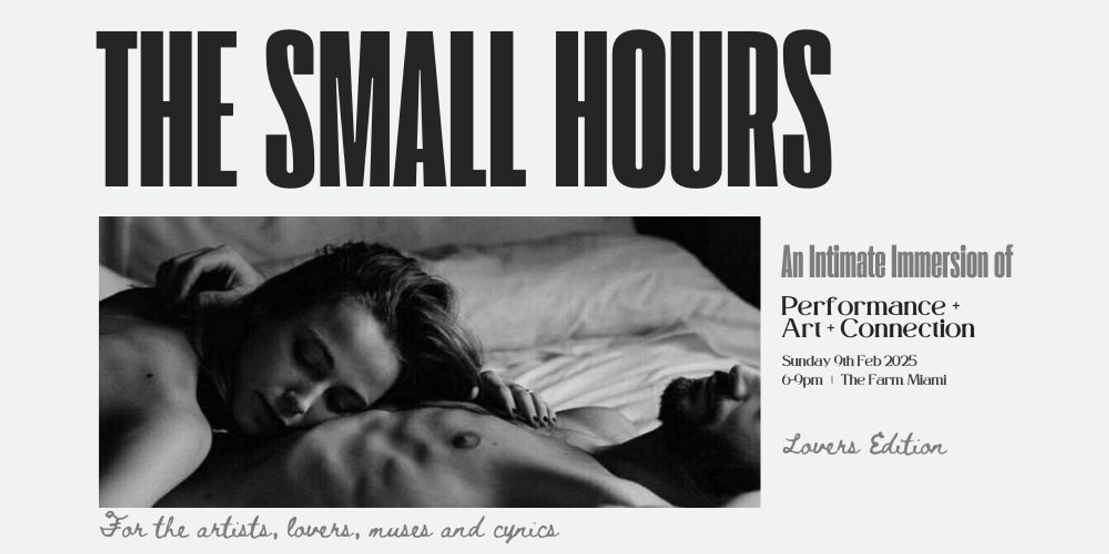 Banner image for The Small Hours - February 16th - Lovers Edition