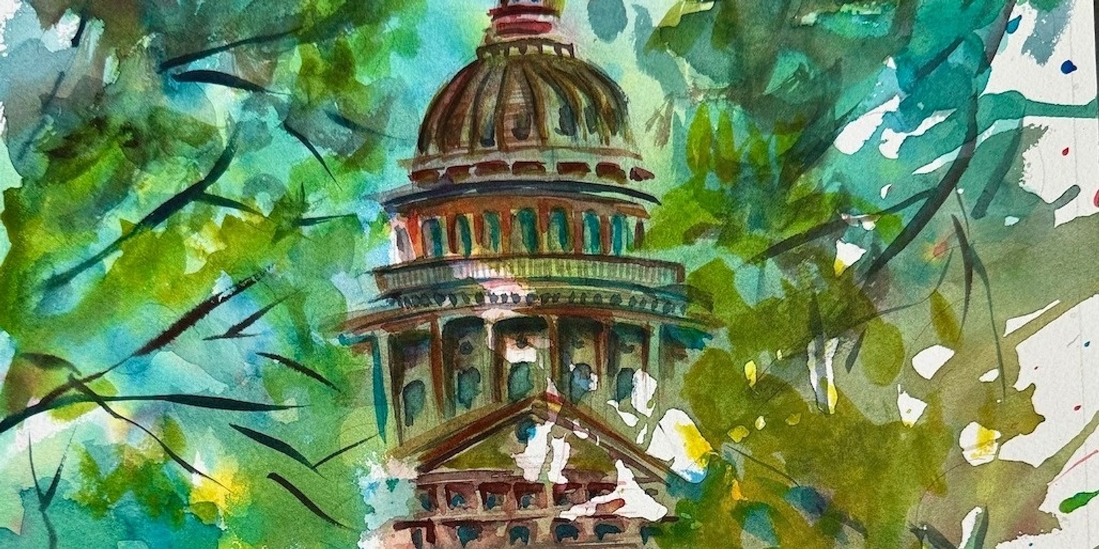 Banner image for Watercolor "Austin Scene" Workshop