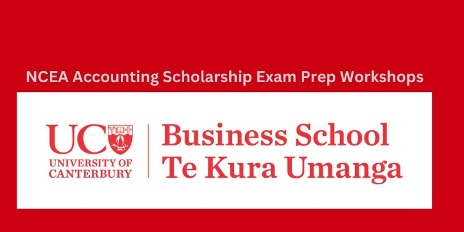 Banner image for NCEA Accounting Scholarship Exam Prep Workshops 2024