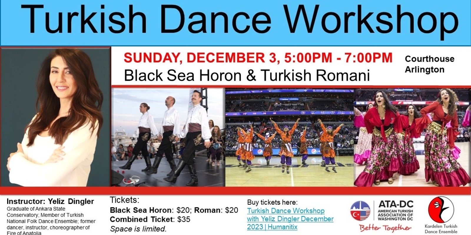 Banner image for Turkish Dance Workshop with Yeliz Dingler December 2023