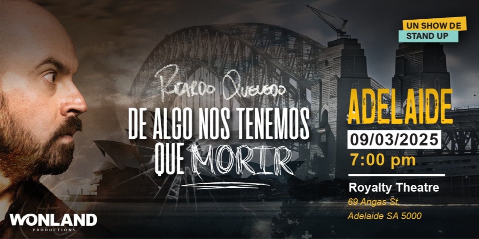 Banner image for Ricardo Quevedo - Adelaide