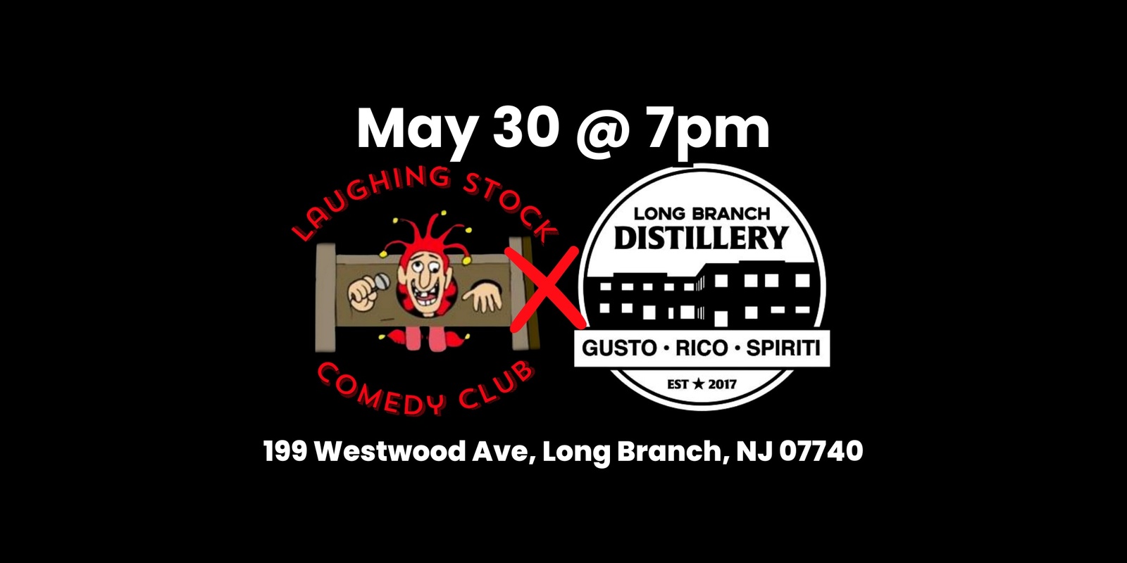 Banner image for Laughing Stock Comedy Club at Long Branch DIstillery