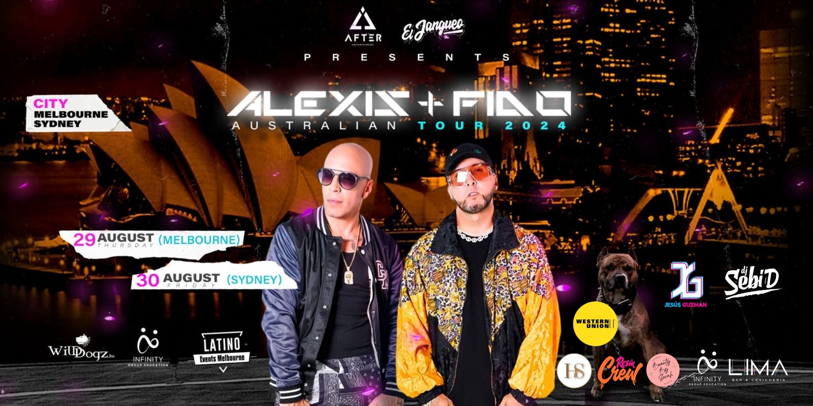 Banner image for ALEXIS Y FIDO AUSTRALIAN TOUR 2024 (MELBOURNE)