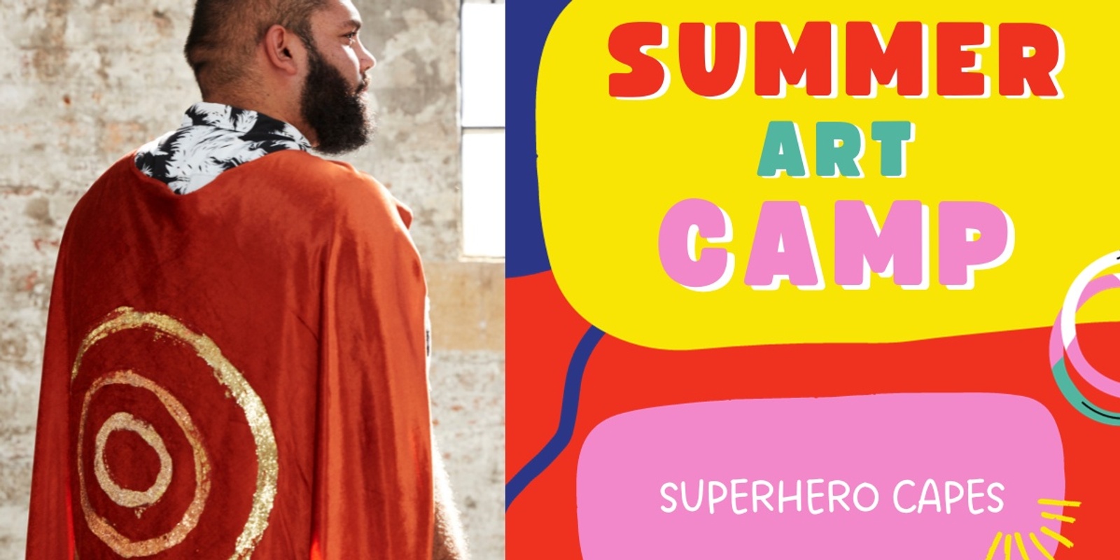 Banner image for Summer Art Camp: Superhero Capes. Teens