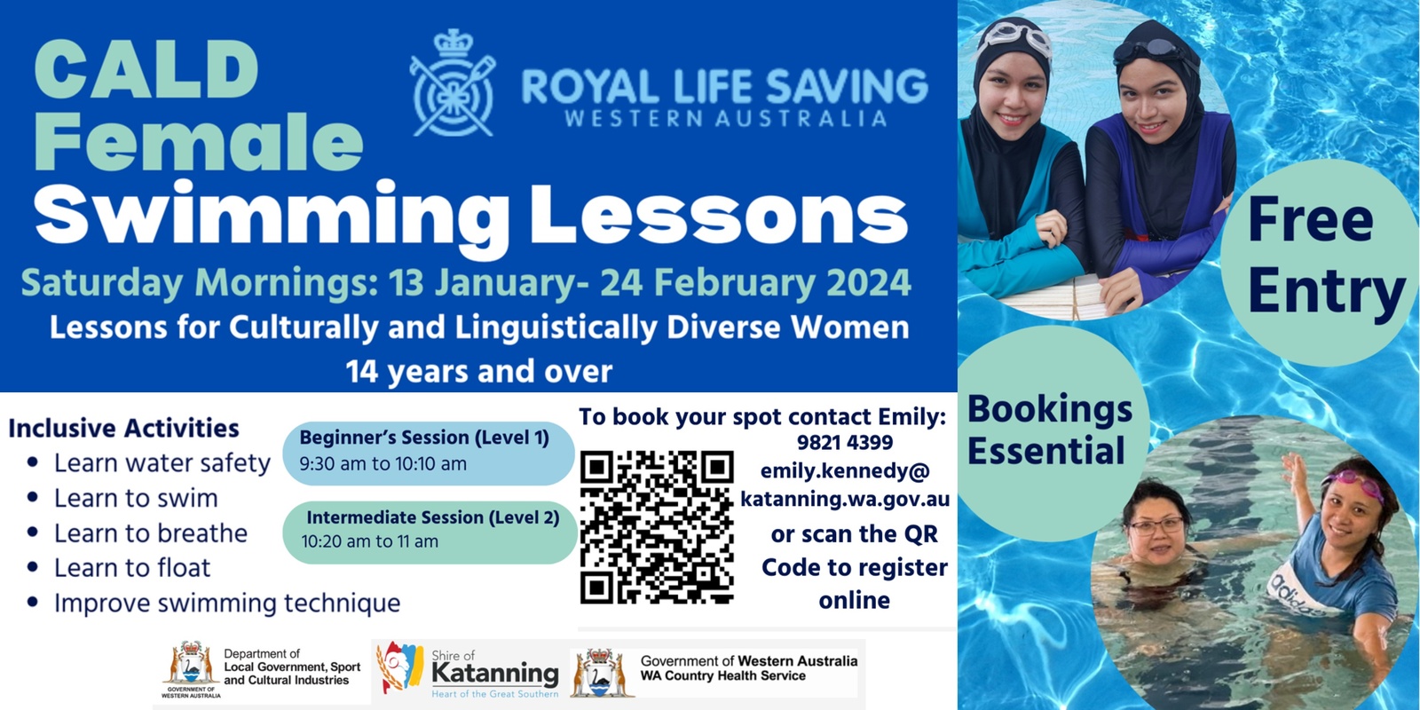 Banner image for CaLD Female Swimming Lessons