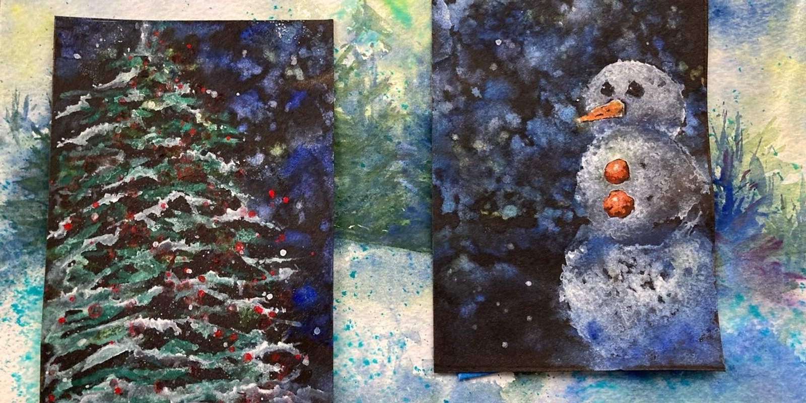 Banner image for Snowman Watercolor Workshop