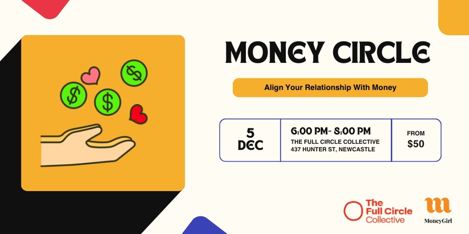 Banner image for Money Circle: Aligning Your Relationship with Money