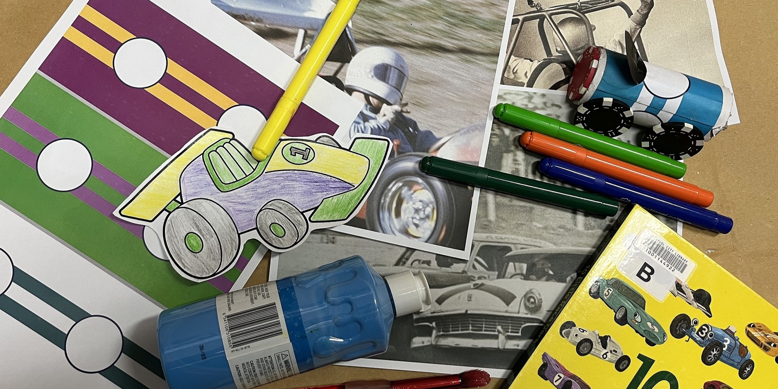 Banner image for School Holidays Speedway Storytime and craft suitable for ages 4-8