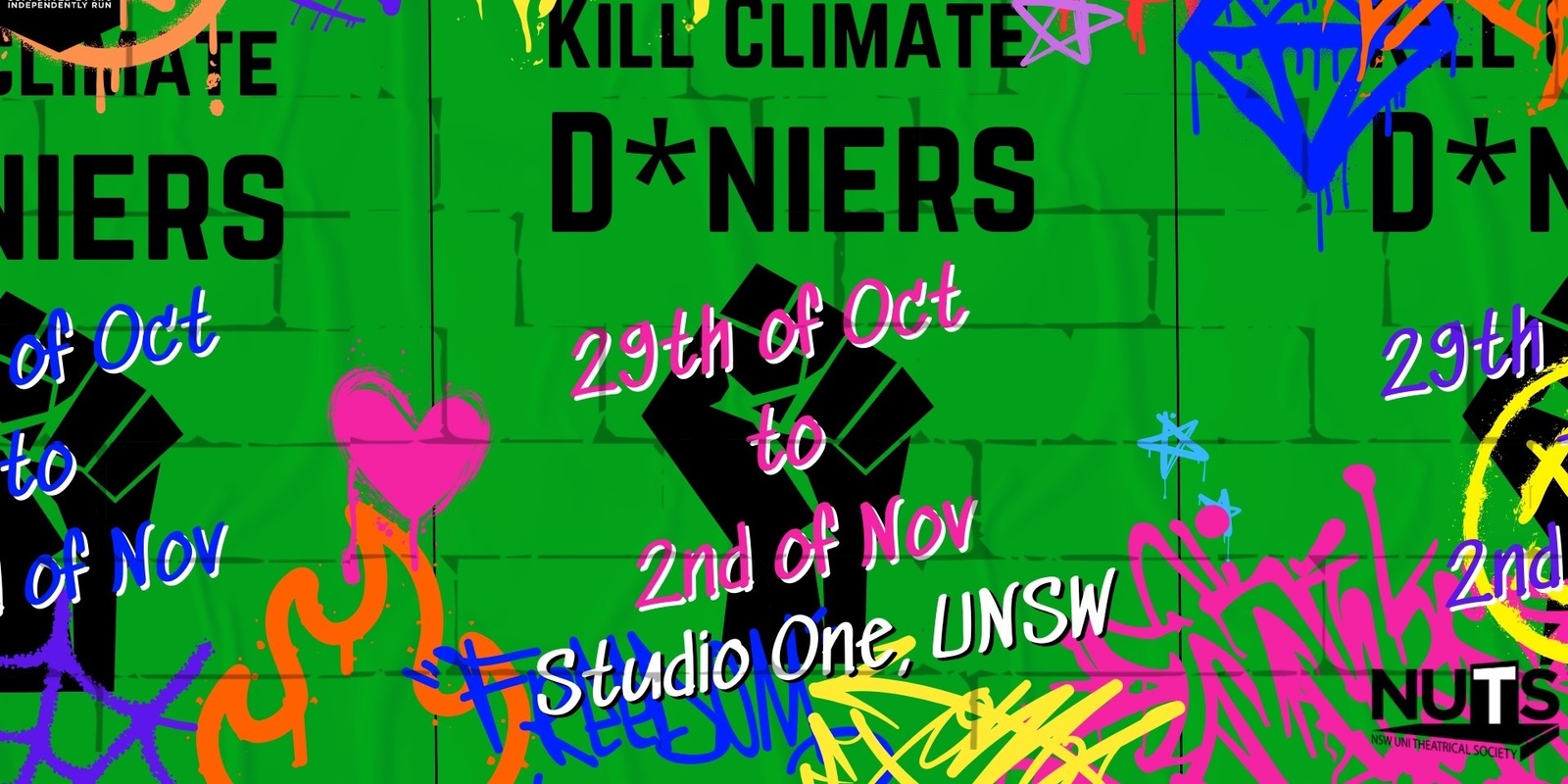 Banner image for NUTS Presents: Kill Climate D*niers