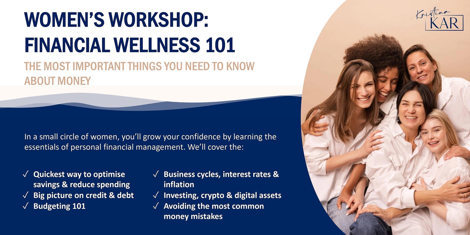 Banner image for Women's Workshop: Financial Wellness 101