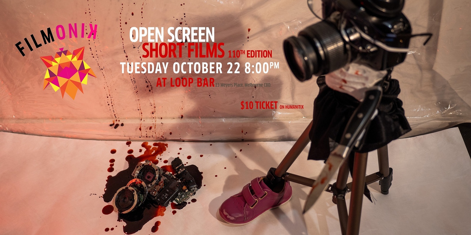 Banner image for Filmonik Open-Screen Short Films #110