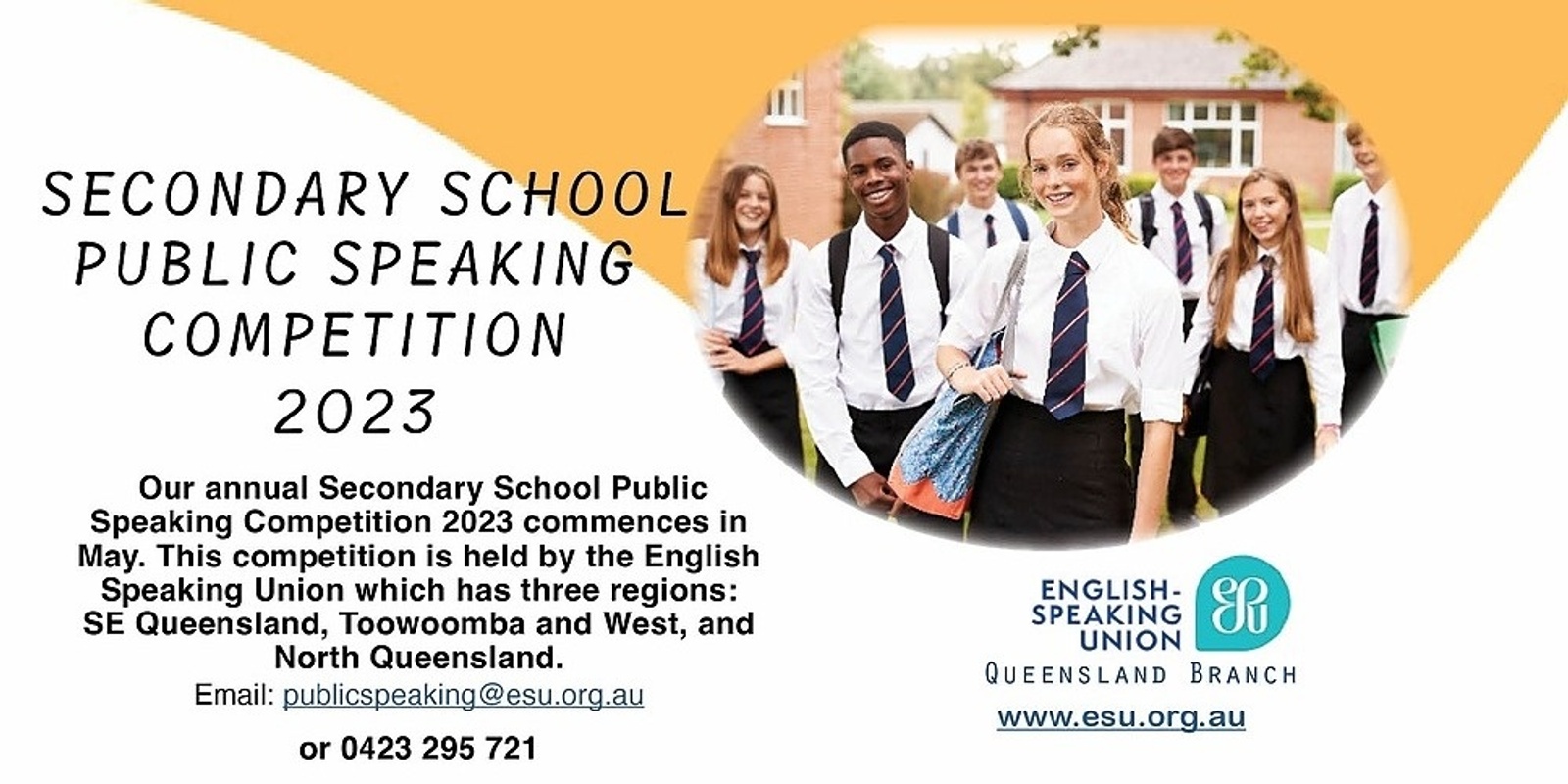 Banner image for North Queensland Region Public Speaking Competition