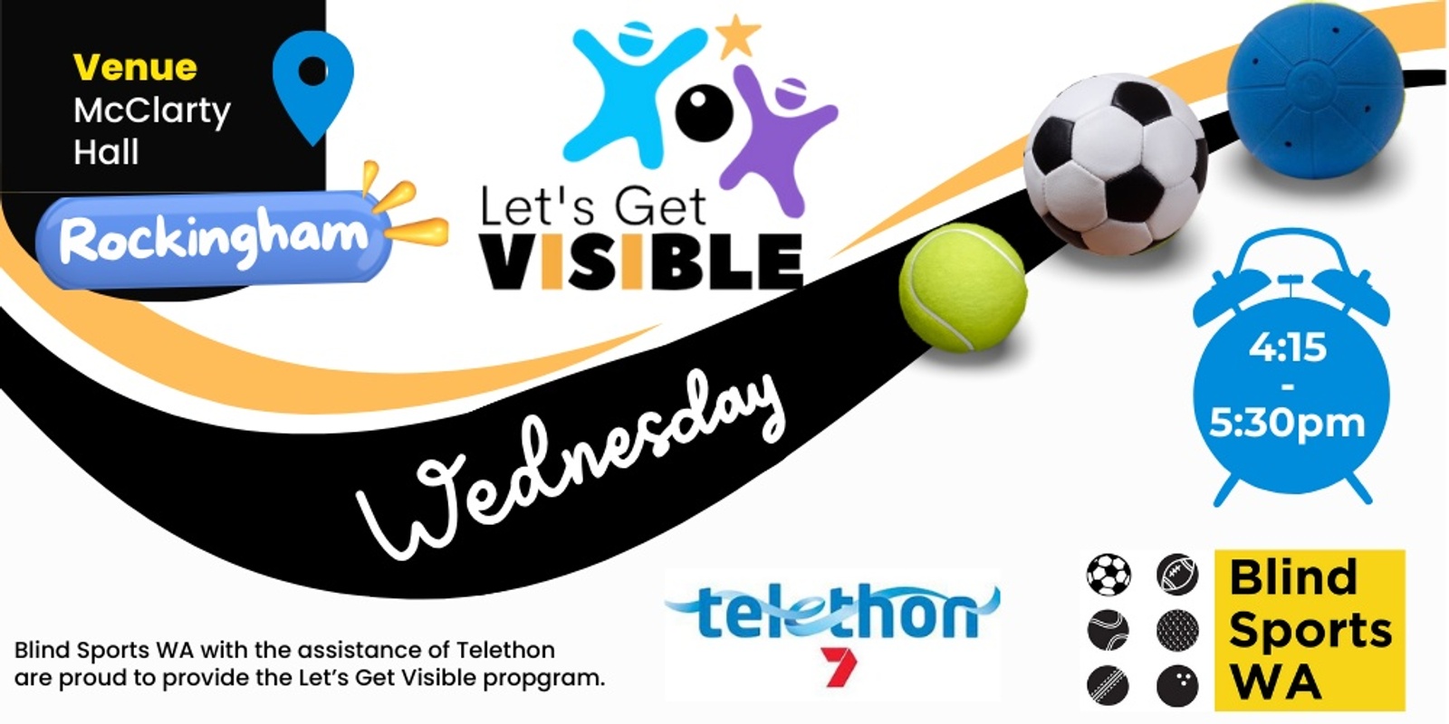 Banner image for Let's Get Visible - Wednesdays (Rockingham) T4.24