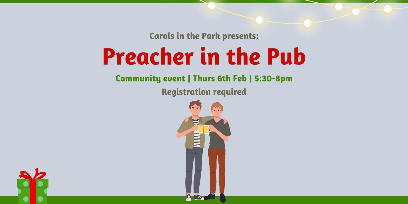 Banner image for Preacher in the Pub