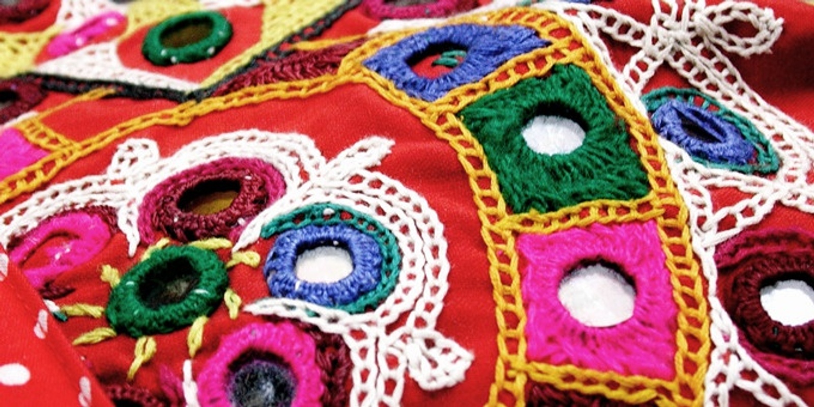 Banner image for Indian Mirror Work: Embroidery for Beginners with Manjari