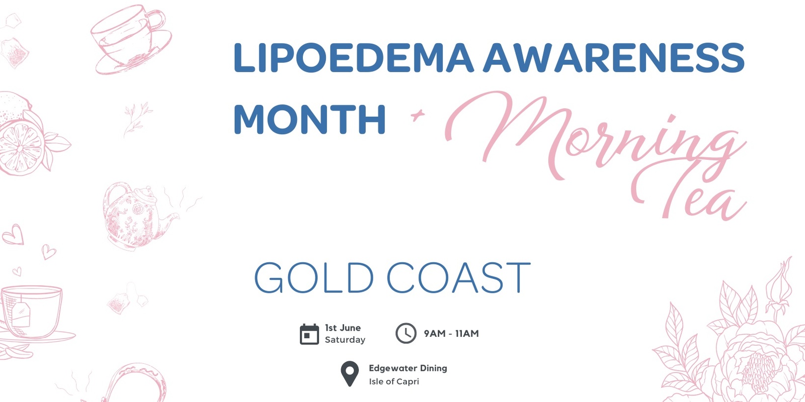 Banner image for Lipoedema Awareness Month Gold Coast Morning Tea