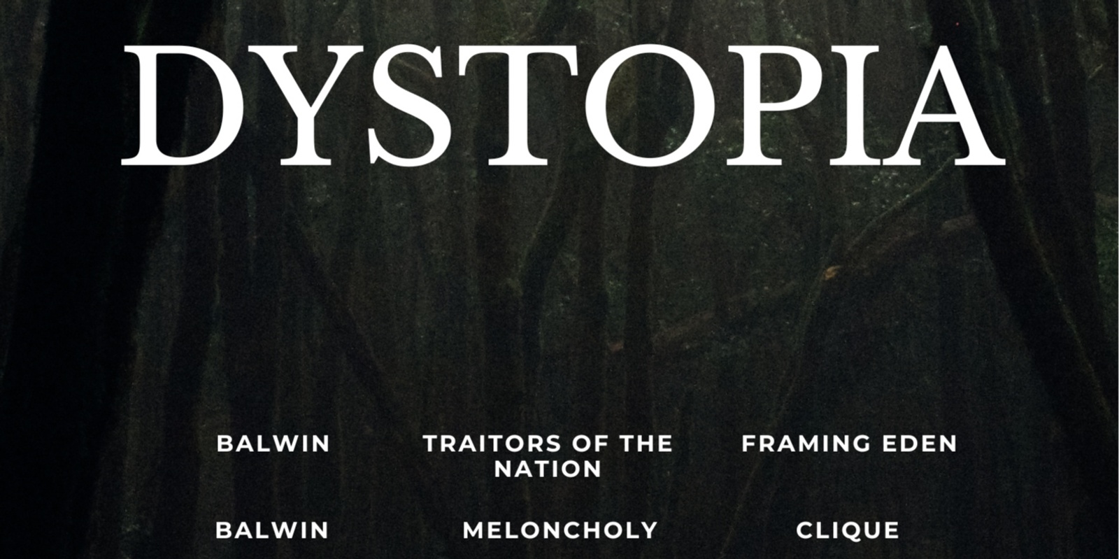 Banner image for Trinity College Film Festival- "Dystopia"