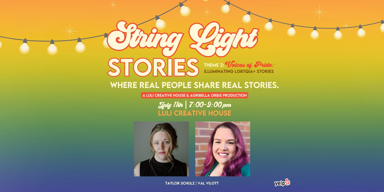 Banner image for String Light Stories | Voices of Pride