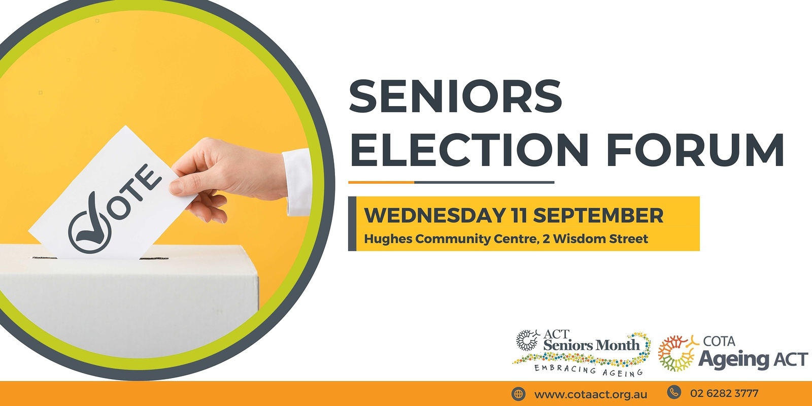 Banner image for Seniors Election Forum