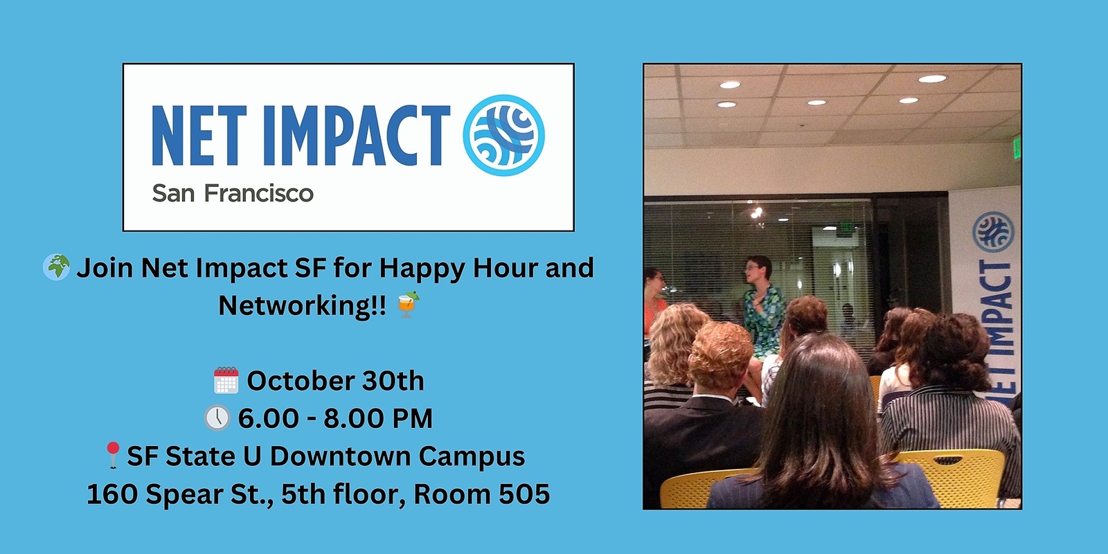 Banner image for Net Impact San Francisco Happy Hour and Networking