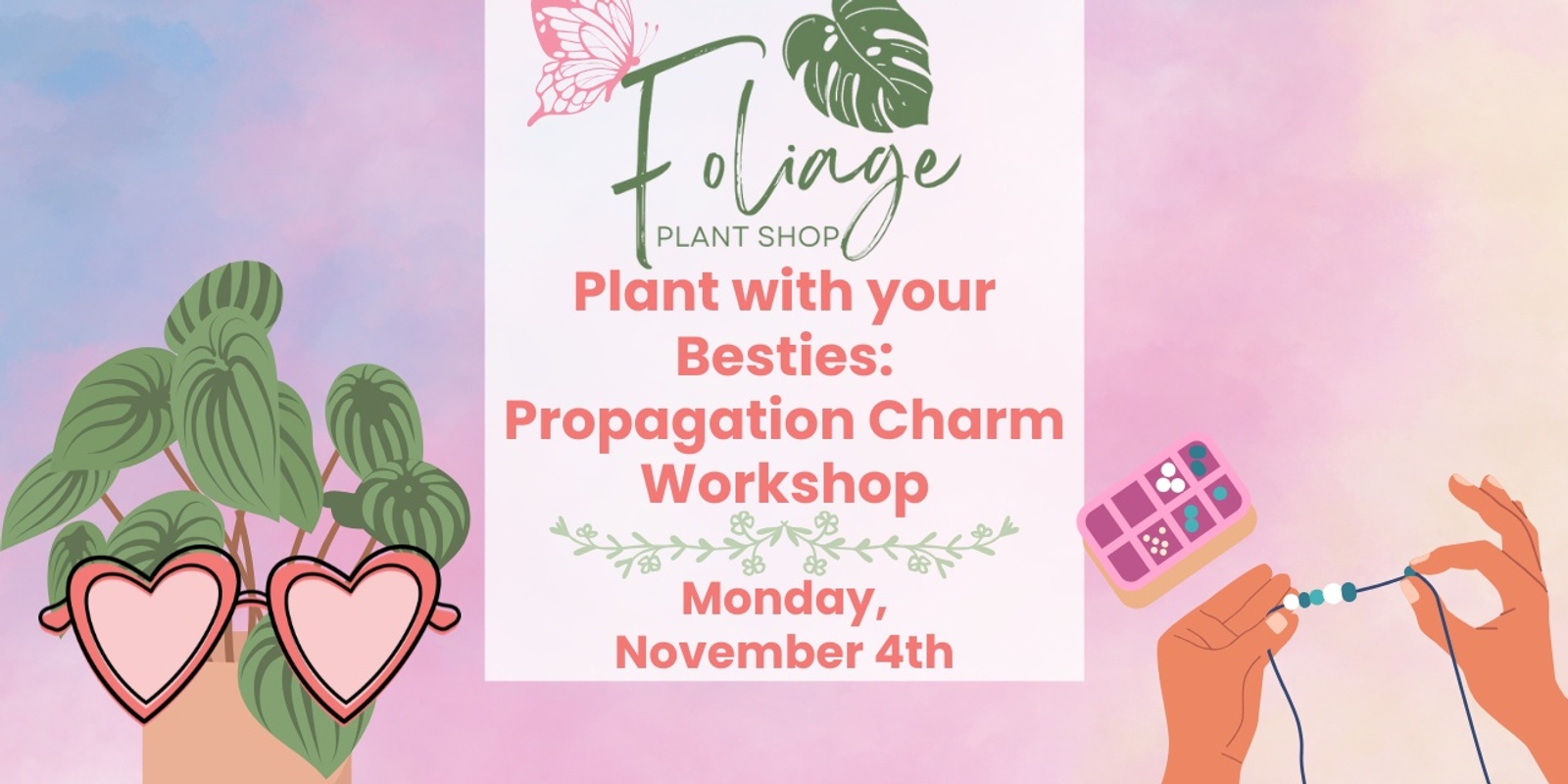 Banner image for Plant with your Besties: Propagation Charm Workshop (Taylor's Version)