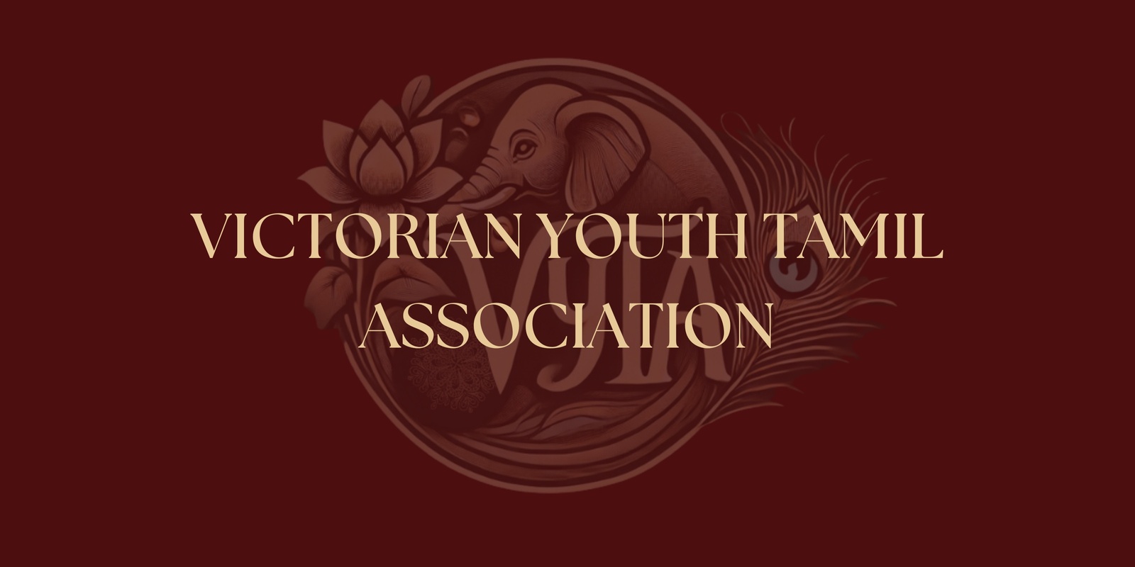 Victorian Youth Tamil Association's banner