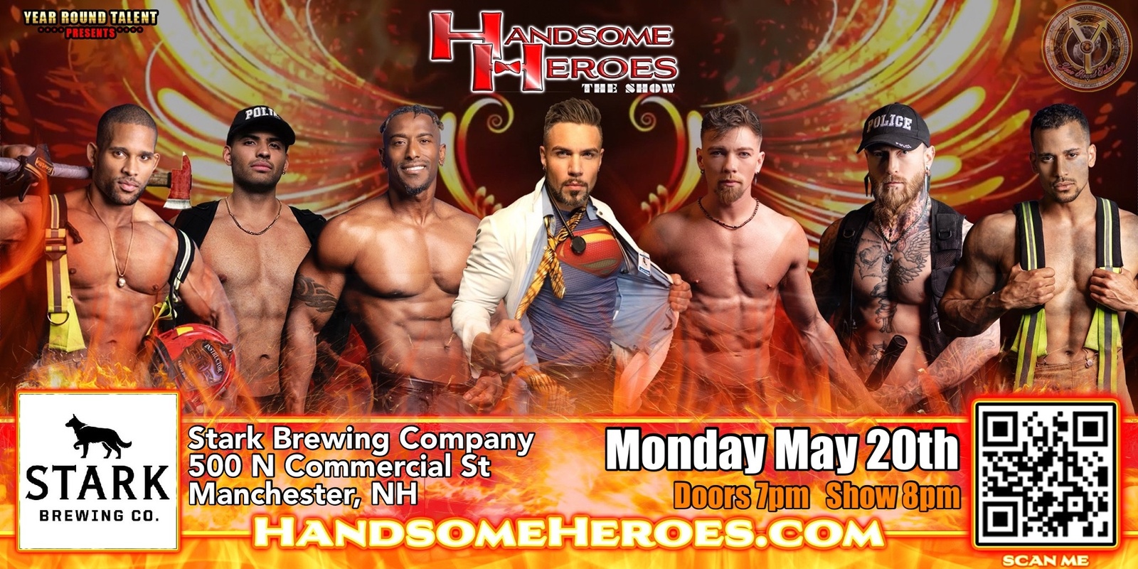 Banner image for Manchester, NH - Handsome Heroes: The Show "The Best Ladies' Night of All Time!!"