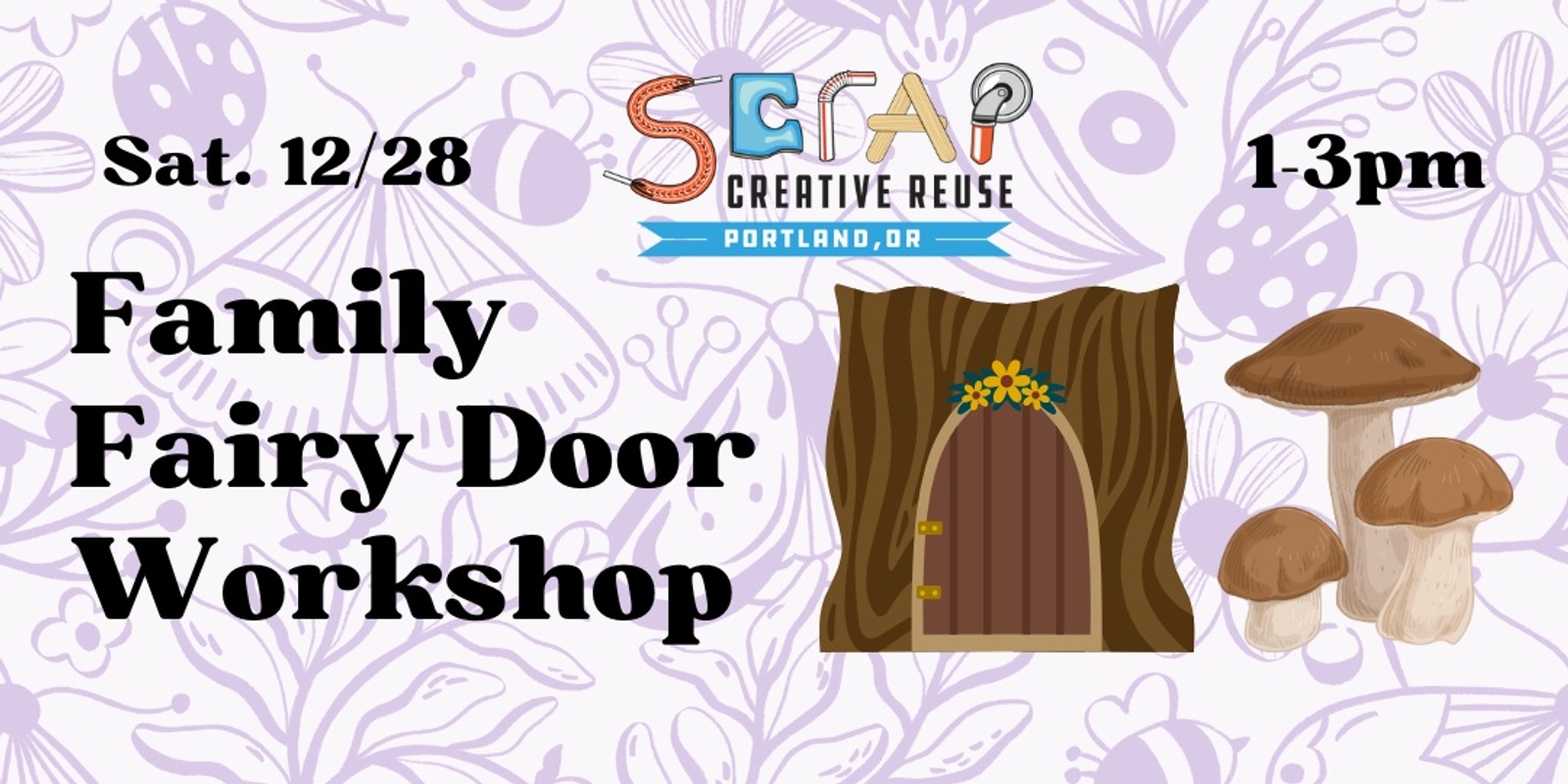 Banner image for Family Fairy Door Workshop! 🧚🍄🚪