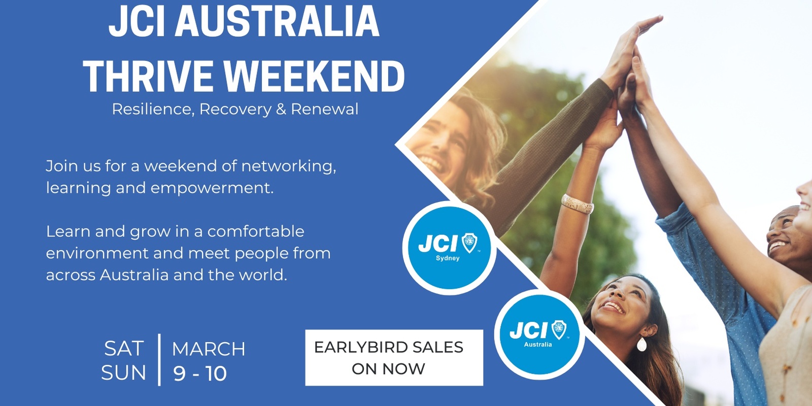 Banner image for JCI Australia Thrive Weekend 2024