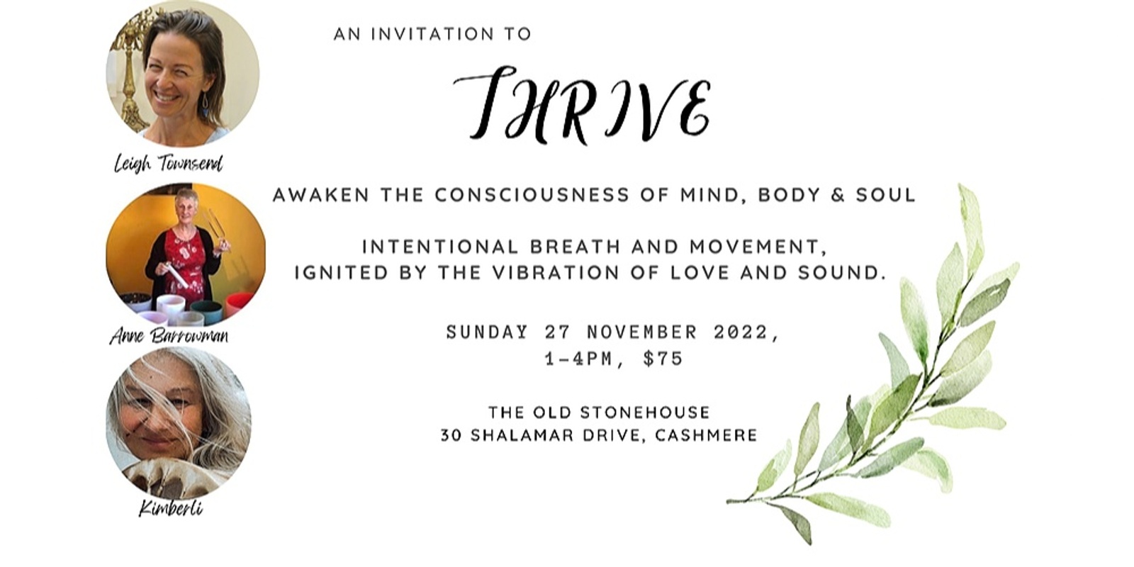 Banner image for Thrive - Awakening Consciousness