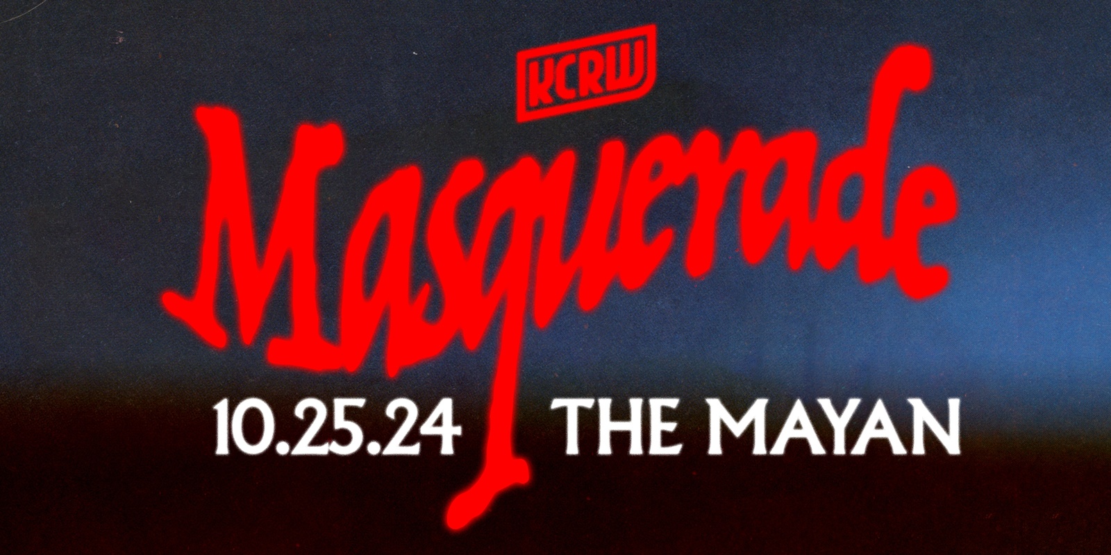 Banner image for KCRW's Masquerade