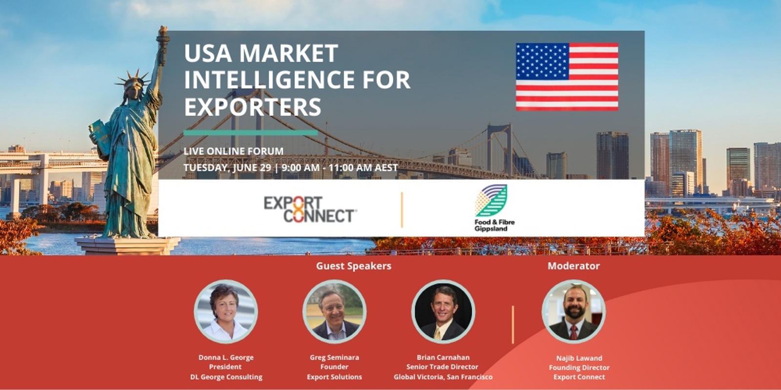 Banner image for USA Market Intelligence for Exporters