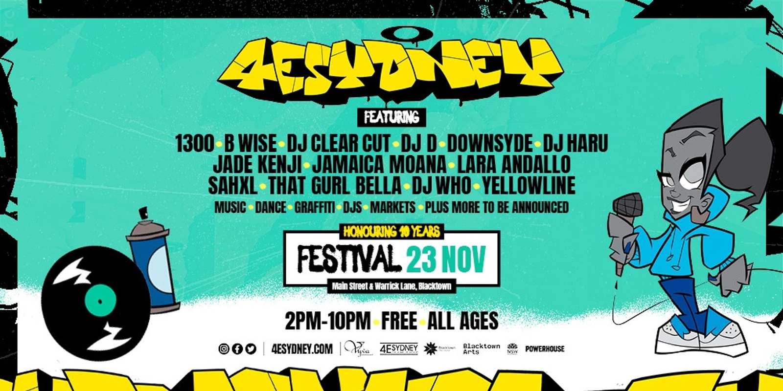 Banner image for 4ESYDNEY HIPHOP FESTIVAL