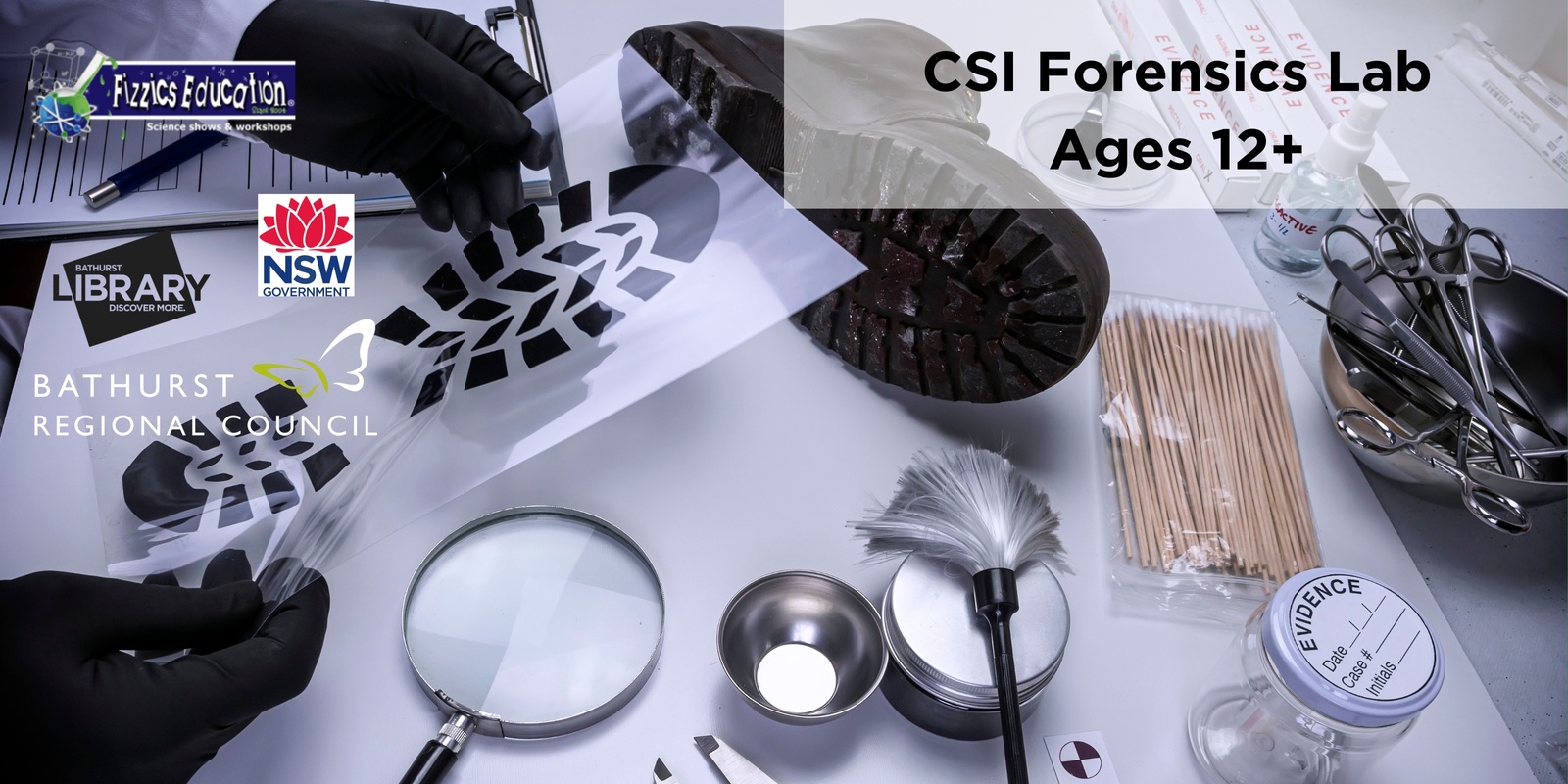 Banner image for Youth Holiday Program - CSI Forensic Science Workshop 12+