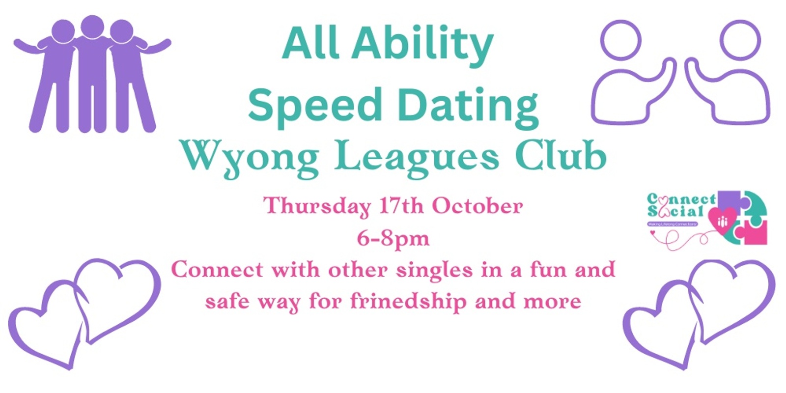 Banner image for All Ability - Speed Dating Evening 