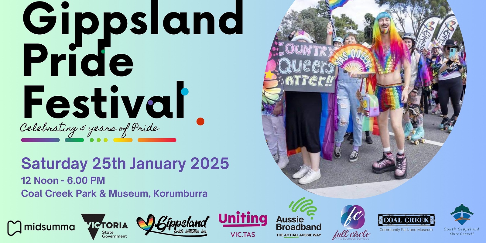 Banner image for GIPPSLAND PRIDE FESTIVAL 2025