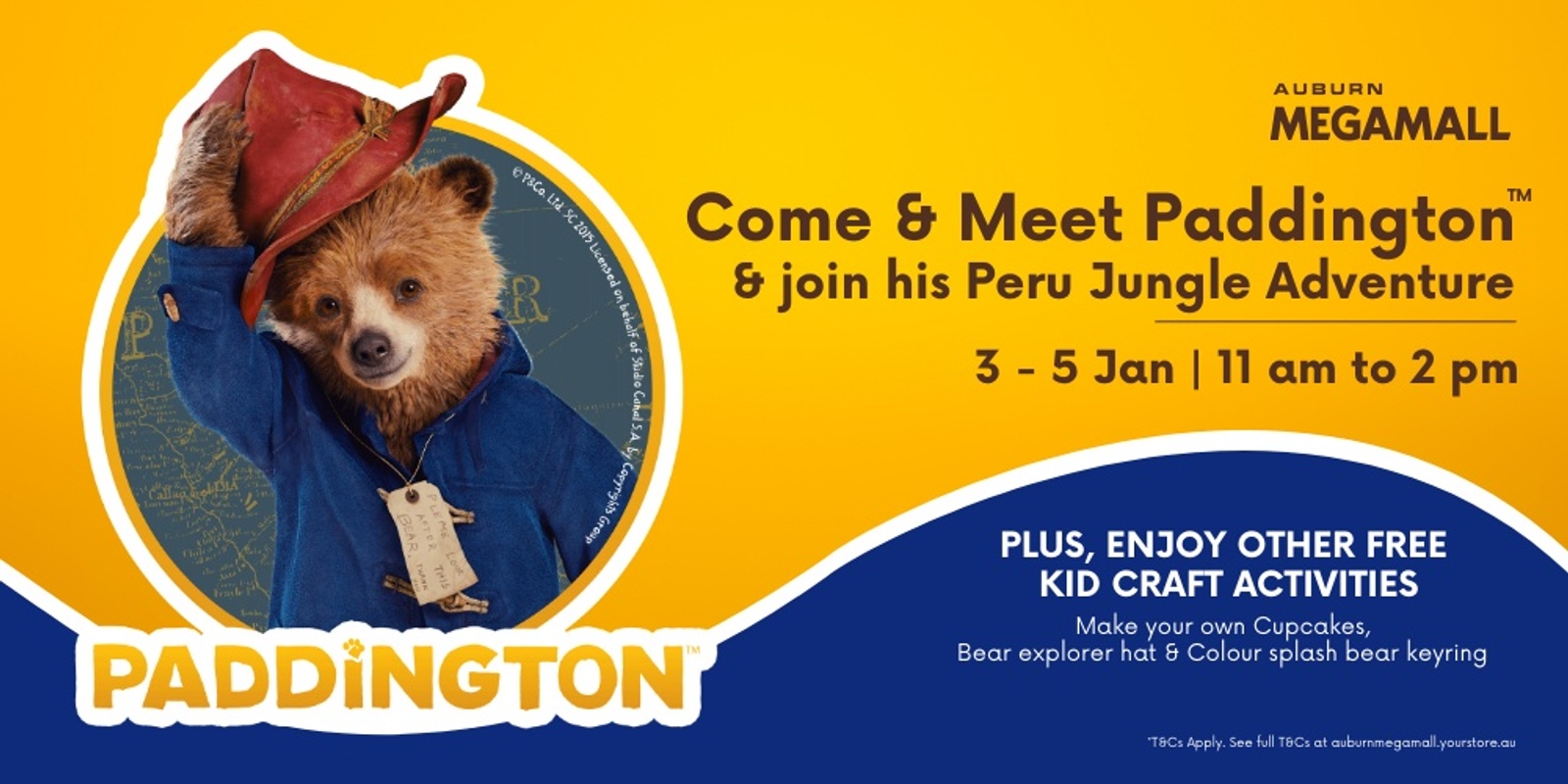 Banner image for Paddington Bear Meet & Greet | Auburn Megamall