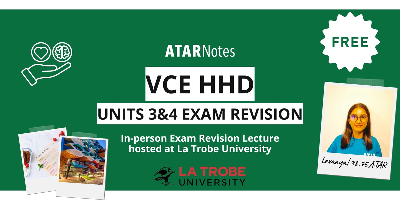 Banner image for VCE HHD 3&4 Exam Cram Lecture FREE